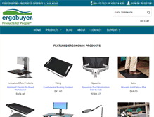 Tablet Screenshot of ergobuyer.com